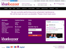 Tablet Screenshot of khanbazaar.com
